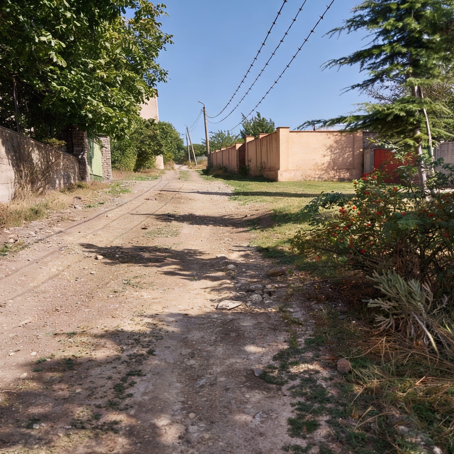 ფაქტობრივი ფოტო: მისასვლელი გრუნტიანი გზა დაჩების ზონაში